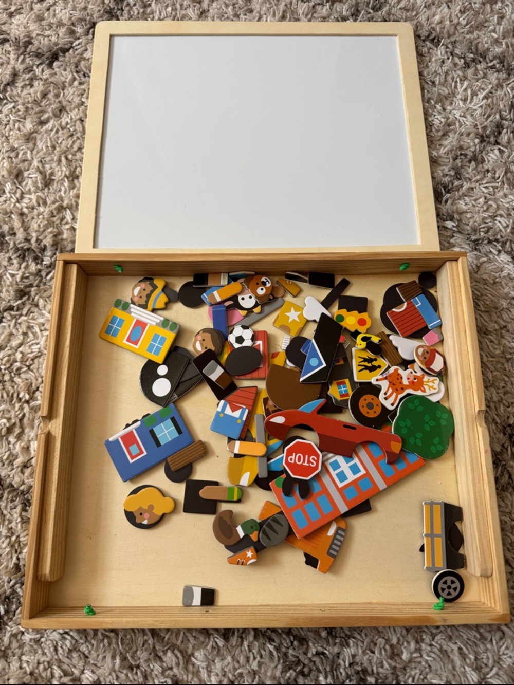 Melissa & Doug Wooden Magnetic Matching Picture Game - Colorful Farm Scenes - Picture 4 of 12